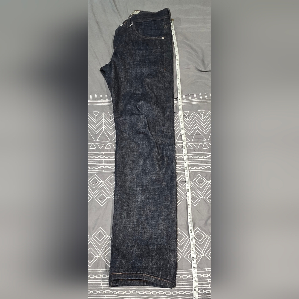 Naked & Famous Love And Peace Selvedge Straight Leg Men's Jeans Size 30 - Picture 2 of 10